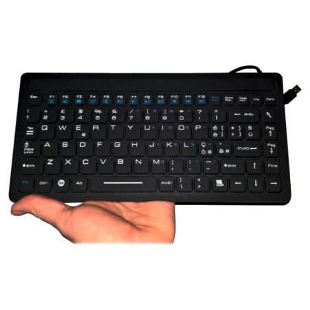 Teclado silicona IP68, 98 teclas, USB