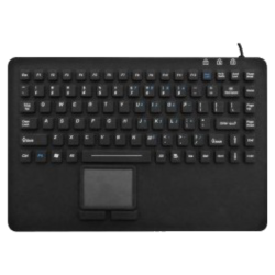 Teclado silicona IP67, 99 teclas, USB con touchpad