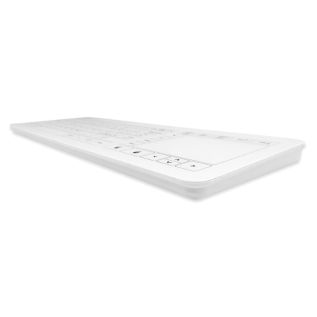 Teclado de cristal IP67, 93 teclas, USB con touchpad