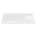 Teclado de cristal IP67, 93 teclas, USB con touchpad