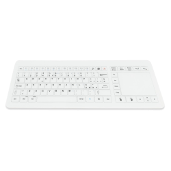Teclado de cristal IP67, 93 teclas, USB con touchpad