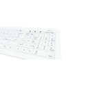 Teclado de cristal IP67, 104 teclas, con touchpad y teclado numérico