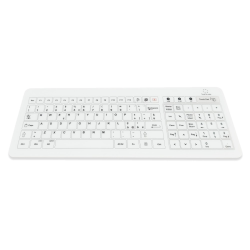 Teclado de cristal IP67, 104 teclas, con touchpad y teclado numérico