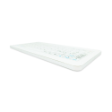 Teclado de cristal IP65, 86 teclas, USB