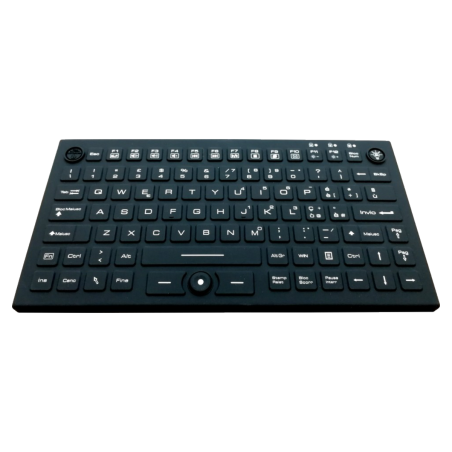 Teclado silicona IP68, 89 teclas, USB con Hula Point