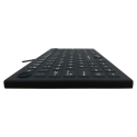 Teclado silicona IP68, 89 teclas, USB con Hula Point