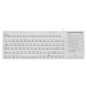 Teclado silicona IP68, 88 teclas, USB con trackpad