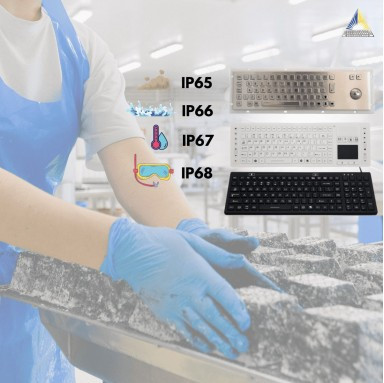 Teclados industriales y grados de protección IP: lo que necesitas saber antes de elegir